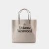Vivienne Westwood Cabas Studio -  - Cuir - Gris In Grey
