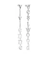 Vivienne Westwood Calliope Embellished Orb-plaque Earrings In 银色