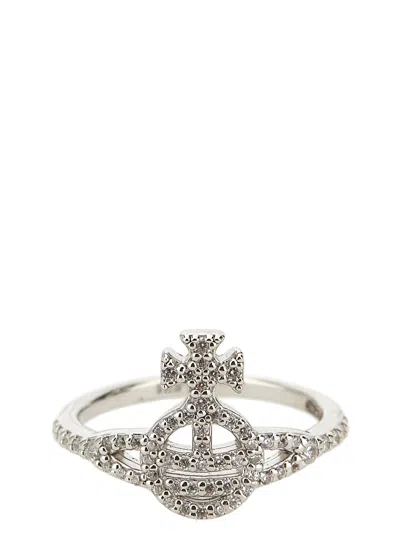 Vivienne Westwood Calliope Ring In Metallic
