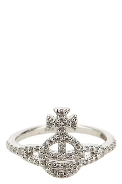 Vivienne Westwood 'calliope' Ring In Silber