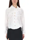Vivienne Westwood White Drunken Sculpted Shirt In White