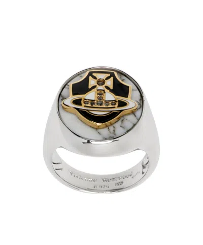 Vivienne Westwood Camino Ring In Silver
