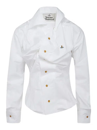 VIVIENNE WESTWOOD WHITE COTTON SHIRT