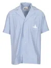 Vivienne Westwood Camp Shirt In Light Blue