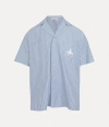 Vivienne Westwood Camp Shirt In White / Blue