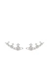 Vivienne Westwood Crystal Stud Unique Shape Earrings