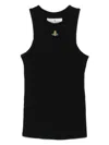 Vivienne Westwood Black Cotton Elastane Top In Black