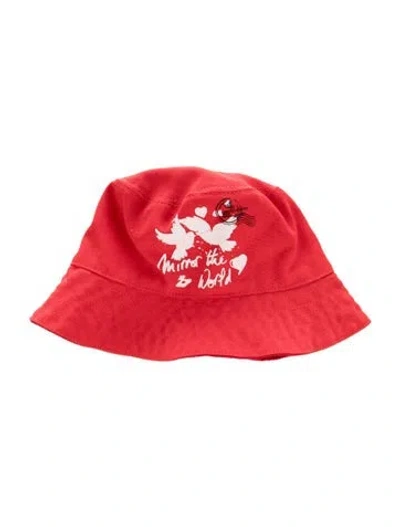 Pre-owned Vivienne Westwood Canvas Bucket Hat In Red