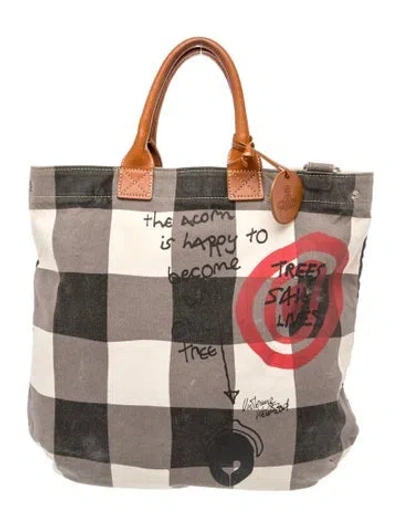 Pre-owned Vivienne Westwood Canvas Tote In Multi