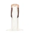 Vivienne Westwood Cape Maxi Dress In White