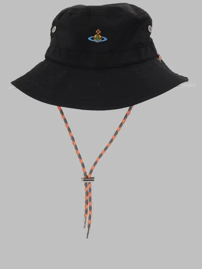 Vivienne Westwood Stylish Women's Hat For Ss26 In Black
