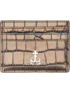 Vivienne Westwood Orb Plaque Embossed Card Holder