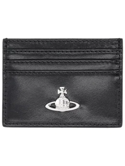 VIVIENNE WESTWOOD VIVIENNE WESTWOOD CARD HOLDER WITH ORB DETAIL