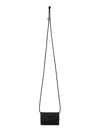 Vivienne Westwood Card Holder With Shoulder Strap In Black