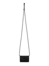 Vivienne Westwood Card Holder With Shoulder Strap In Black