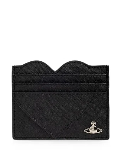 Vivienne Westwood Cardholder Heart In Black