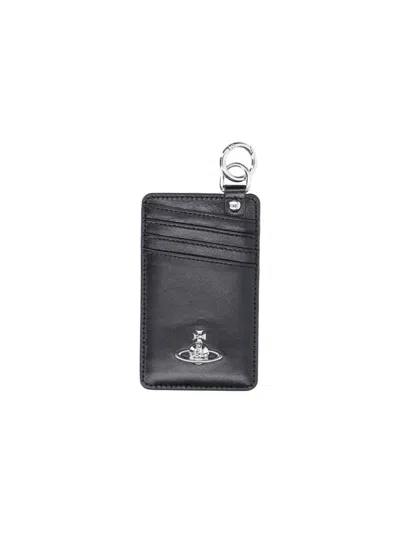 Vivienne Westwood Cardholder Orb In Black