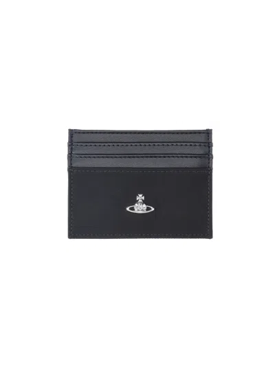 Vivienne Westwood Cardholder "orb" In Black