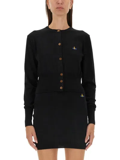 Vivienne Westwood Cardigan "bea" In Black