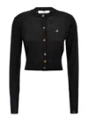Vivienne Westwood Knitwear With Cropped Straight Hem In Black
