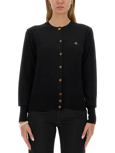 Vivienne Westwood Cardigan "bea" In Black