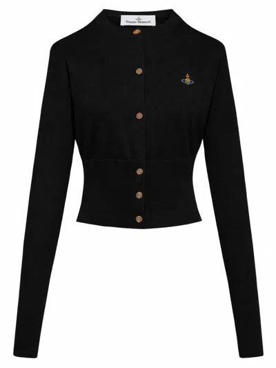 Vivienne Westwood Cardigan "bea" In Black