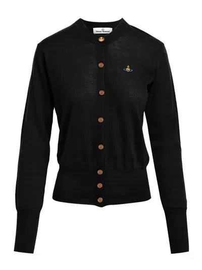 Vivienne Westwood Cardigan "bea" In Black
