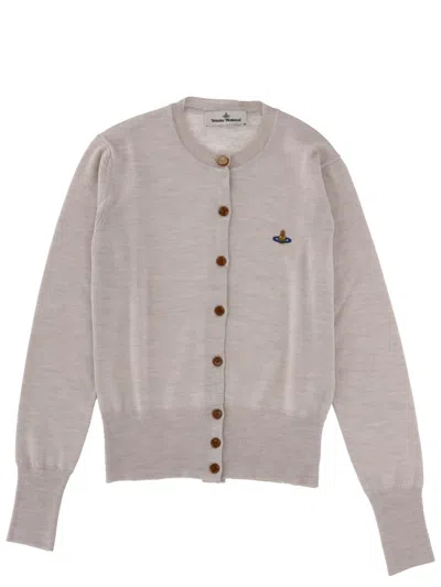 Vivienne Westwood Cardigan "bea" In Gray