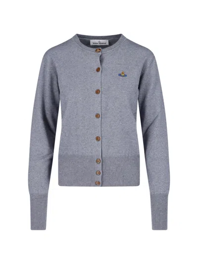 Vivienne Westwood Cardigan "bea" In Gray