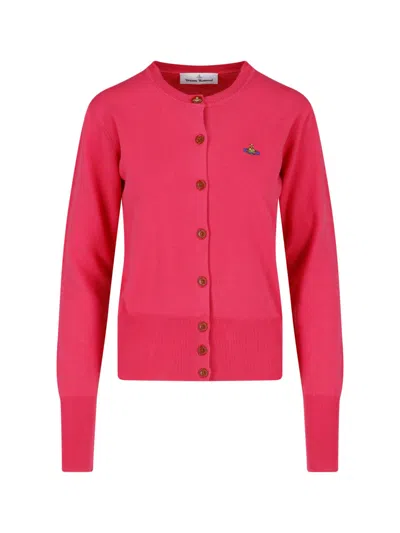 Vivienne Westwood Cardigan "bea" In Pink
