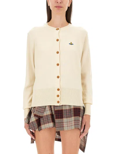 Vivienne Westwood Cardigan "bea" In White