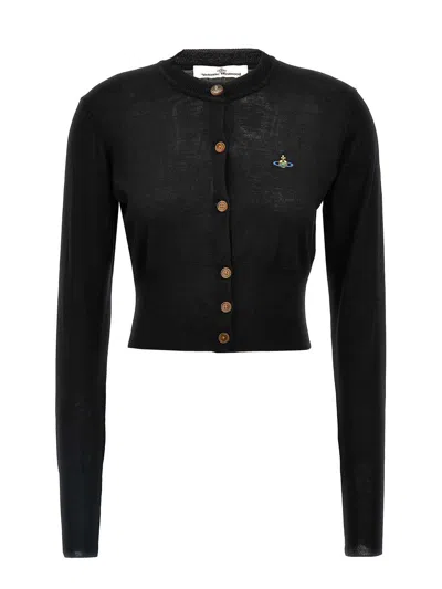 VIVIENNE WESTWOOD CÁRDIGAN - NEGRO
