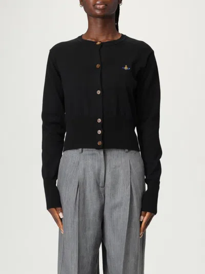 VIVIENNE WESTWOOD CARDIGAN VIVIENNE WESTWOOD WOMAN COLOR BLACK,H18209002
