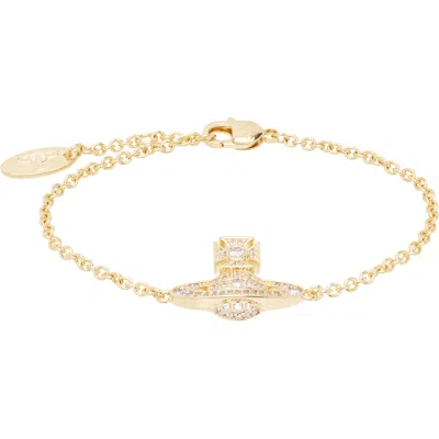 Vivienne Westwood Carmela Bas Relief Bracelet In Gold