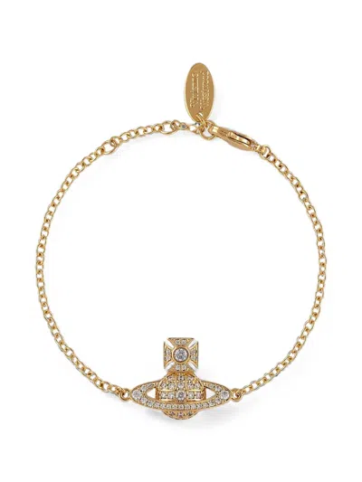 Vivienne Westwood Carmela Bas Relief Bracelet In Gold