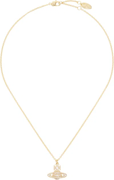 Vivienne Westwood Carmela Bas Relief Pendant Necklace In Gold