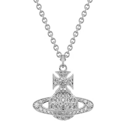 Vivienne Westwood Carmela Pendant Silver In Metallic