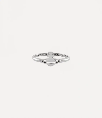Vivienne Westwood Carmen Ring In Platinum
