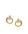 Vivienne Westwood Carola Earrings In Yellow