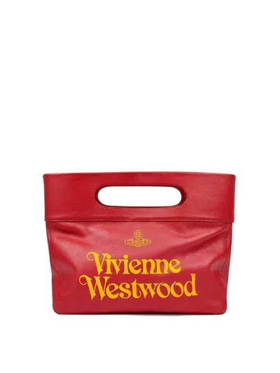 Vivienne Westwood Carrie Clutch In Red
