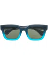 VIVIENNE WESTWOOD CARY GRADIENT RECTANGLE-FRAME SUNGLASSES