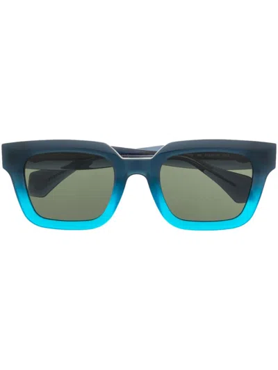 Vivienne Westwood Cary Gradient Rectangle-frame Sunglasses In Blue