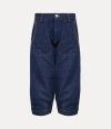 Vivienne Westwood Casa Breeches Lynen / Cotton Indigo 30 Unisex In Indigo