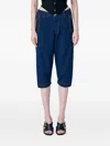 Vivienne Westwood Knee-length Denim Shorts In Blue