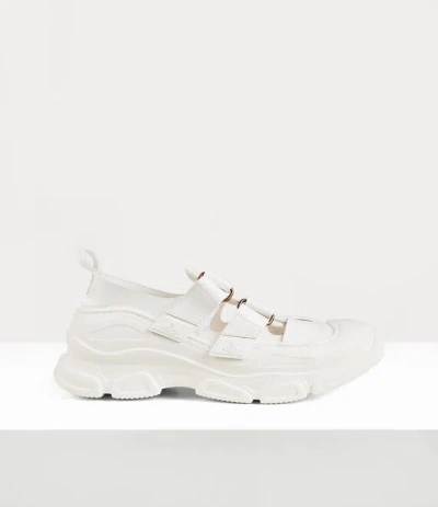 Vivienne Westwood Catch Stomper Sandal Veget Tanned Leather White 11-45 Men