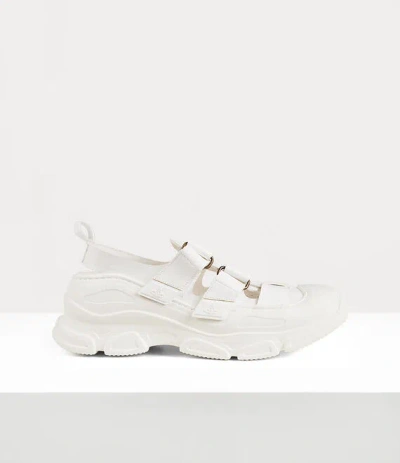 Vivienne Westwood Catch Stomper Sandal Veget Tanned Leather White 5-38 Women