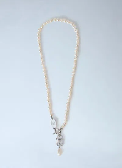 Vivienne Westwood Celestia Small Pendant Necklace In Neutral