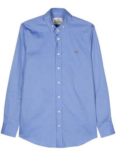 Vivienne Westwood Logo In Clear Blue