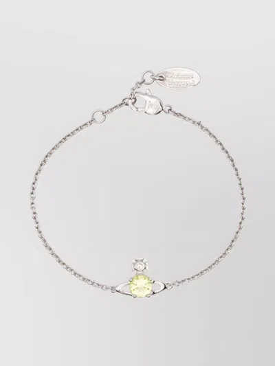 Vivienne Westwood Chain And Gemstone Bracelets