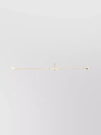 Vivienne Westwood Chain And Pendant Bracelets In Gold